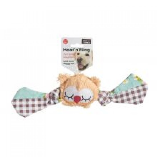 Ruff 'N' Tumble Hoot N Fling Owl Tug Toy