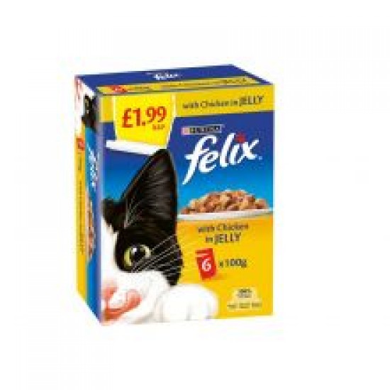 Felix Mono Chicken 6pk £1.99