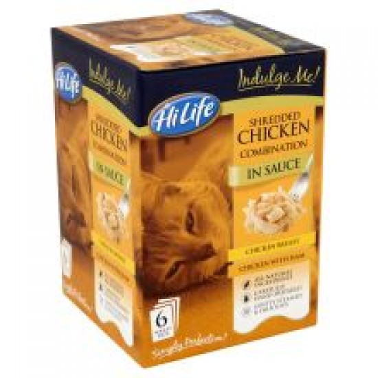 HiLife Indulge Me! Shredded Chicken Combination in Sauce 6pk Multipack