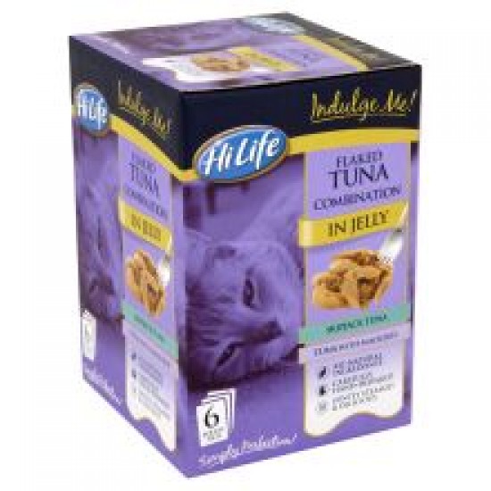 HiLife Indulge Me! Flaked Tuna Combination in Jelly 6pk Multipack