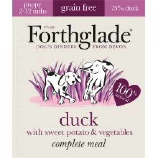 Forthglade Complete Meal Puppy Duck with Sweet Potato & Vegetables Grain Free