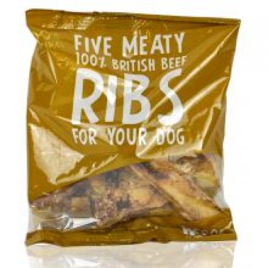 Woof & Chew Beef Ribs Five Pack