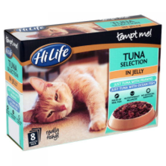 HiLife Tempt Me! - Adult - Tuna Selection in Jelly Multipack 8x85g