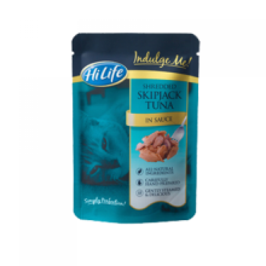 HiLife Indulge Me! - Shredded Skipjack Tuna in Sauce 80g