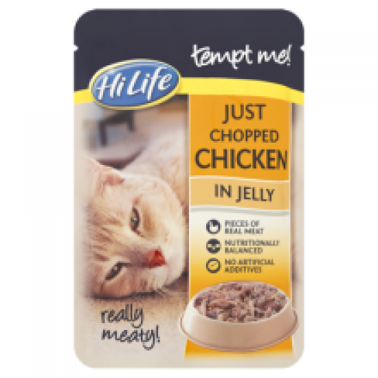 HiLife Tempt Me! - Adult - Just Chopped Chicken in Jelly 85g