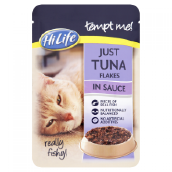 HiLife Tempt Me! - Adult - Just Tuna with Prawns in Jelly 85g