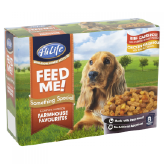 HiLife FEED ME! Something Special - Farmhouse Favourites Multipack 8 x 100g