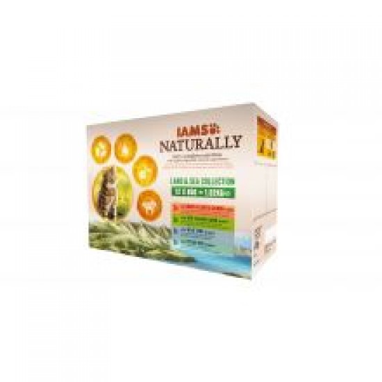 Iams Naturally Adult Cat Land & Sea Collection