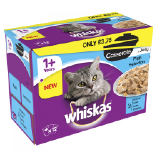 Whiskas Casserole Fish pm£3.75 12 Pack