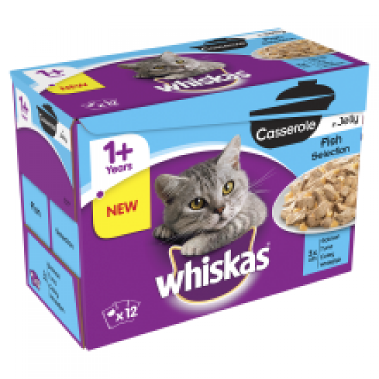 Whiskas Casserole 1+ Fish 12 Pack