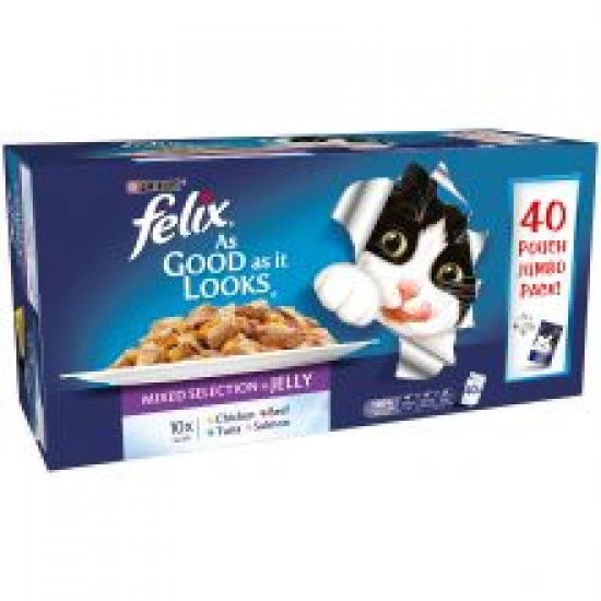 Felix Pouch As Good As It looks Mixed 40pk