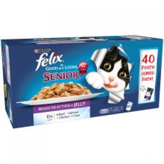 Felix Pouch As Good As It Looks Senior 40pk