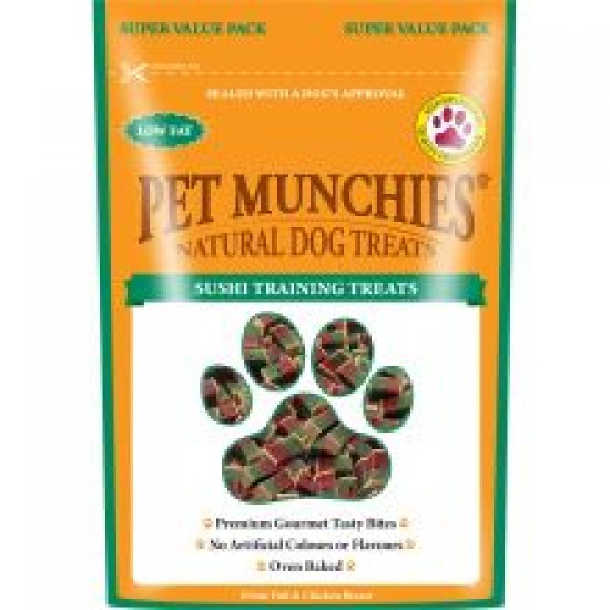 Pet Munchies Natural Sushi Training Treats Super Value Pack