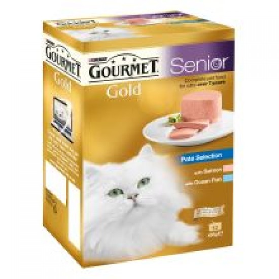 Gourmet Gold Senior Salmon 12pk