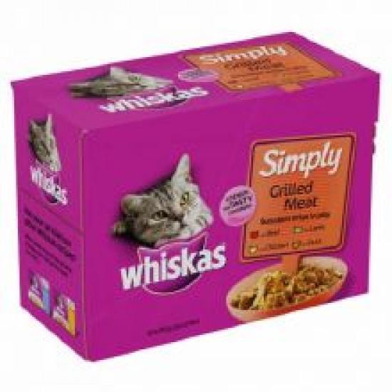 Whiskas Simply Grilled Meat 12 Pack