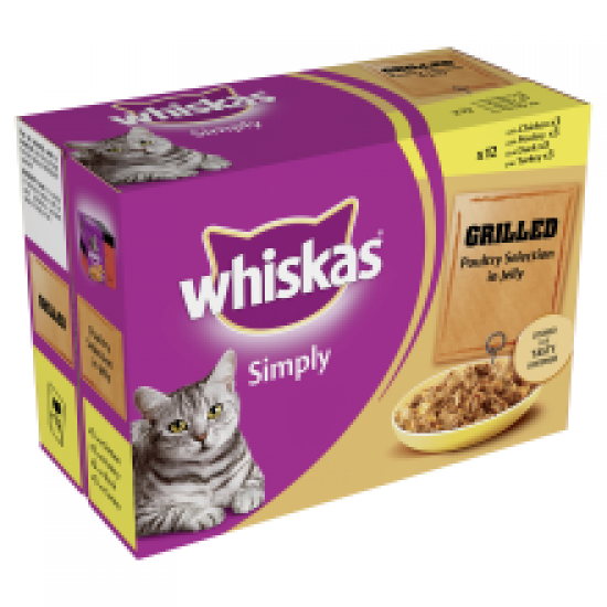 Whiskas Simply Grilled Poultry 12 pack