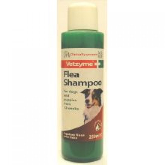 Vetzyme Dog Flea Shampoo 123Pets Pet Supplies Online