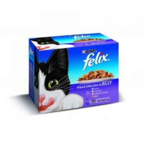 Felix Mixed Selection Chunks in Jelly 12 Pack