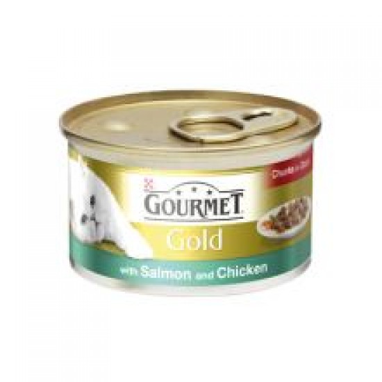 Gourmet Gold Salmon & Chicken in Chunks in Gravy