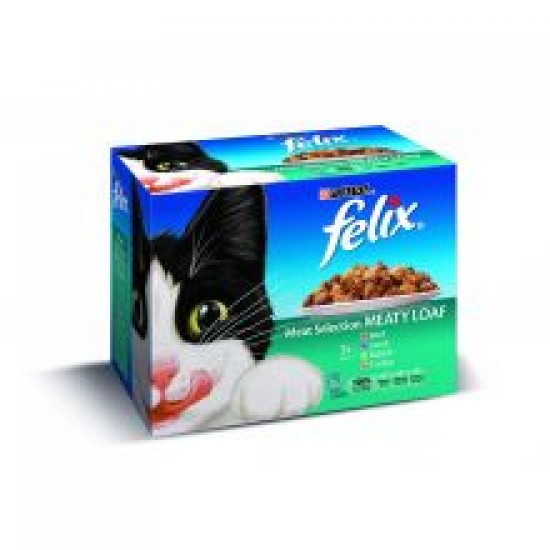 Felix Meaty Loaf Meat Selection 12 Pack