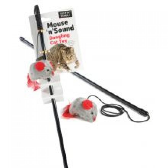 Ruff 'N' Tumble Mouse 'N' Sound Cat Dangler