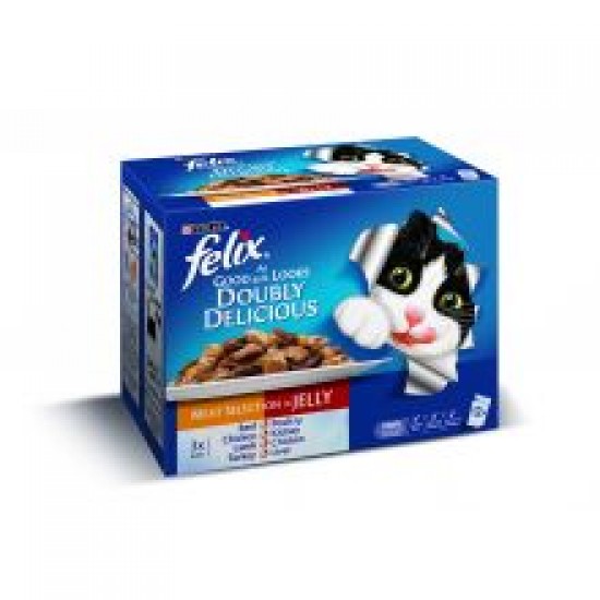 Felix As Good As It Looks Pouch Doubly Delicious Meat Multipack