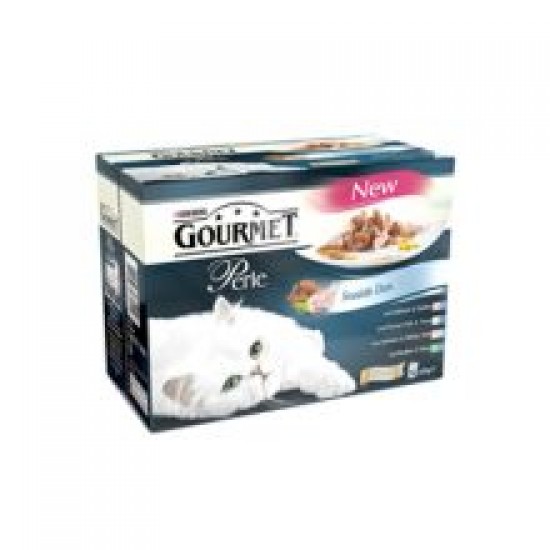 Gourmet Perle Seaside Duo (Ocean Fish & Tuna, Salmon & White Fish, Salmon & Saithe,