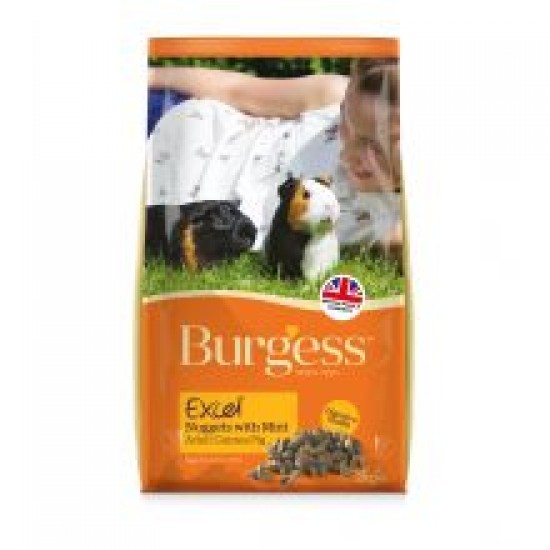 Burgess Excel Adult Guinea Pig Nuggets with Mint